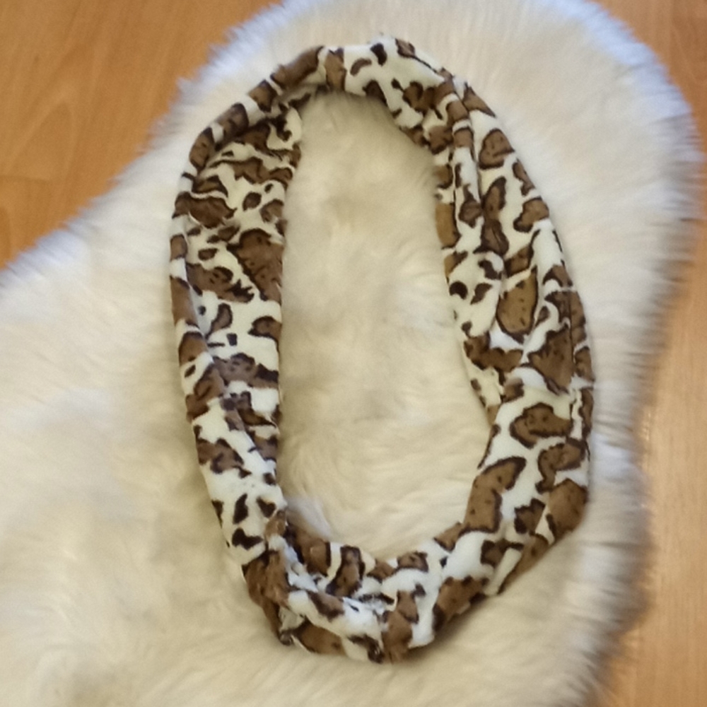 Animal Print  Minky Infinity Scarf - Picture 12 of 14